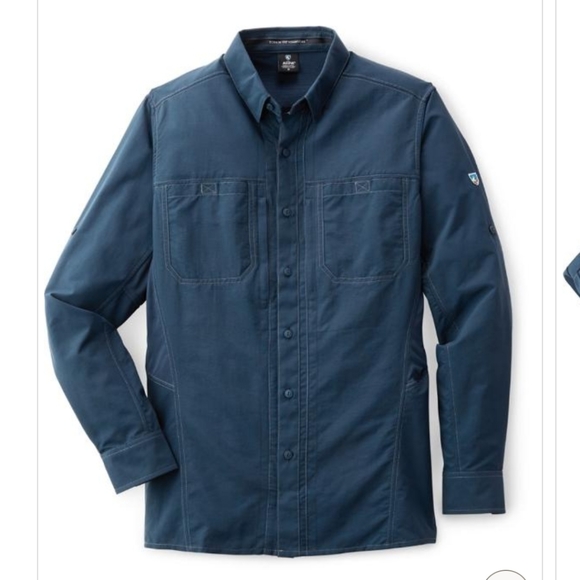 Kuhl Invoke L/S Button Up Pirate Blue, Size Small - Picture 1 of 11
